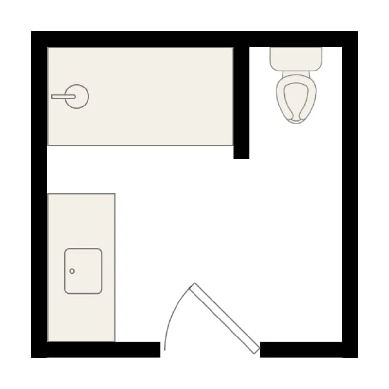 8x8 bathroom layout 2