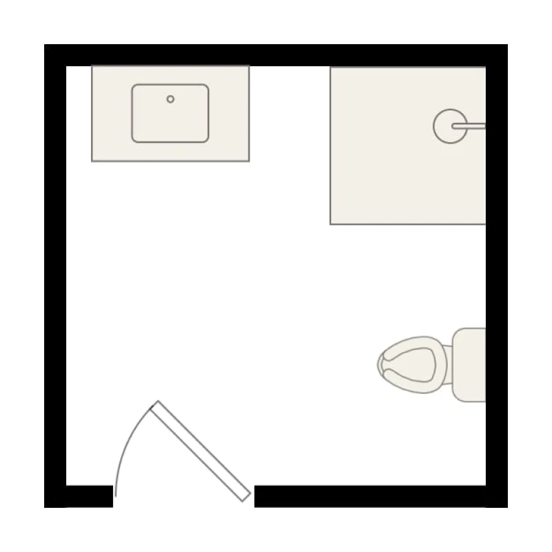 8x8 bathroom layout 5