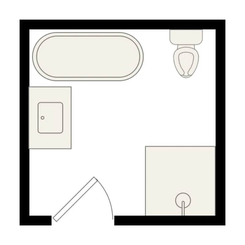 8x8 bathroom layout 7