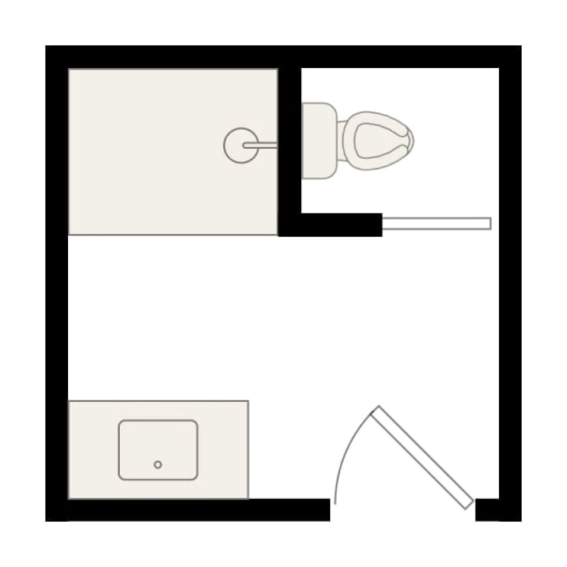 5x7 bathroom layout 1