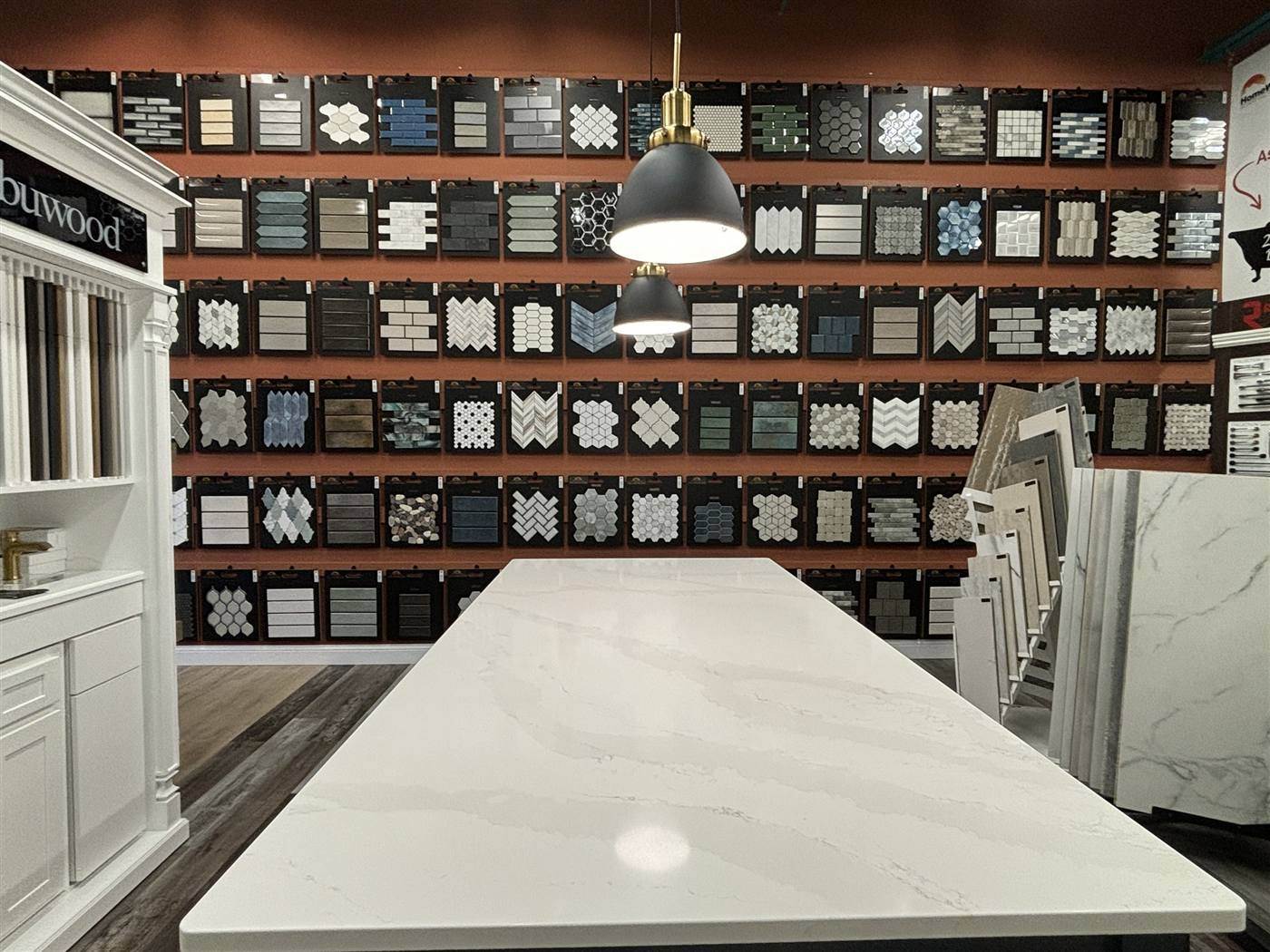 Design table in the HomeWorks showroom in Chesterfield