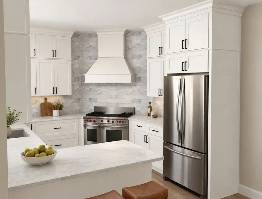 Classic Kitchen + Five Finish Options kitchen, 3D design